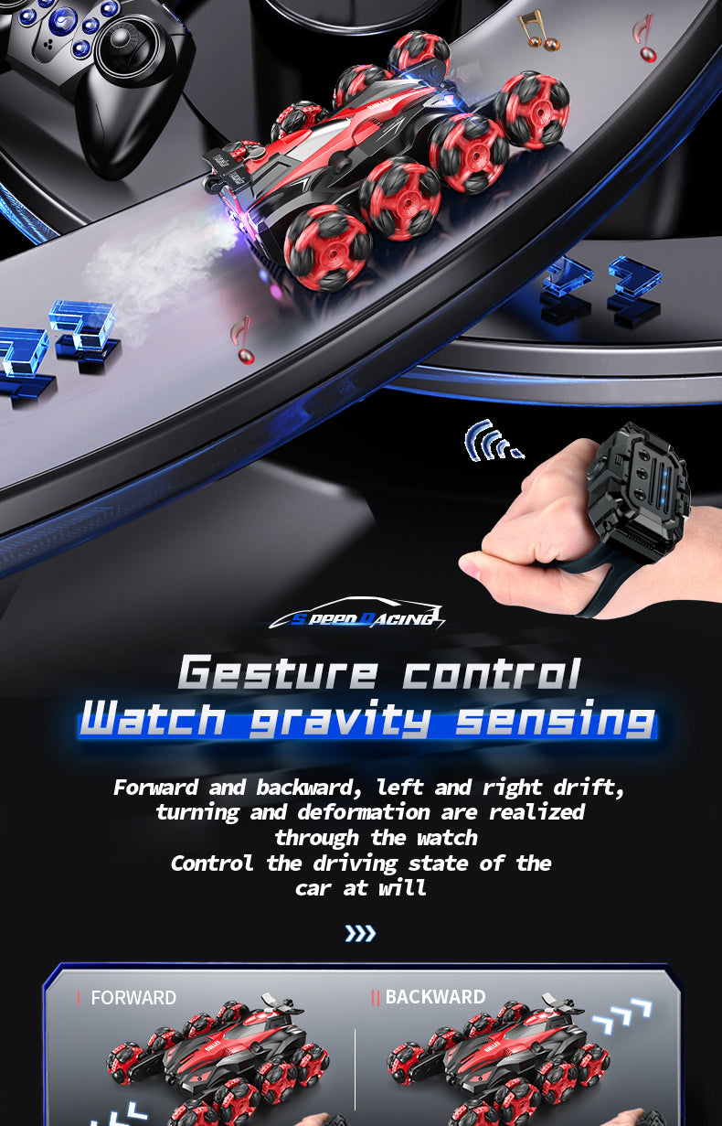 Eight Round Stunt Car