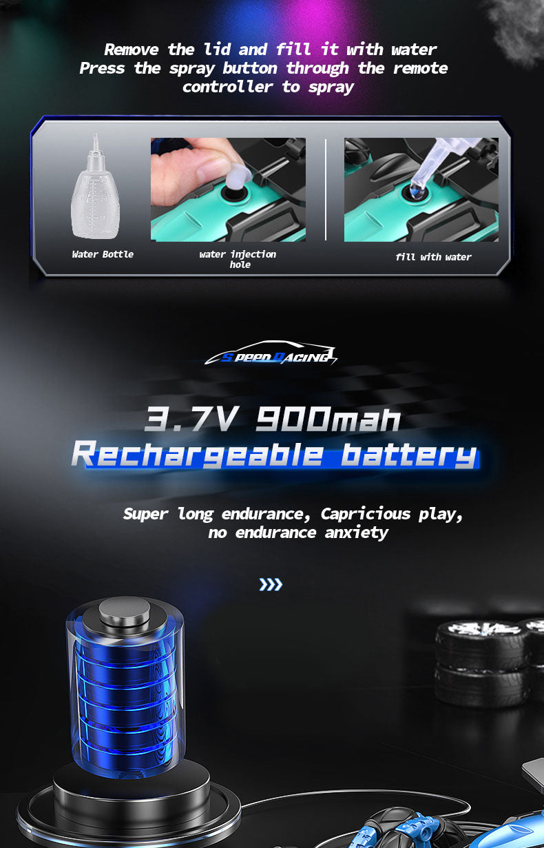 Eight Round Stunt Car