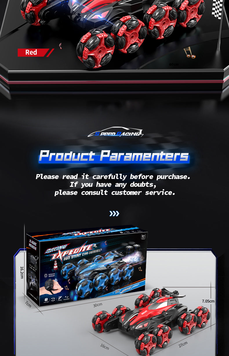 Eight Round Stunt Car