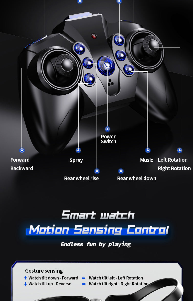 Eight Round Stunt Car