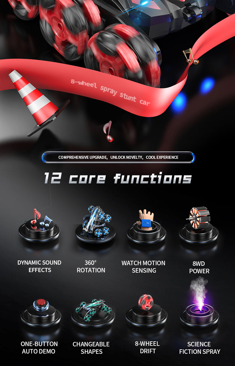 Eight Round Stunt Car